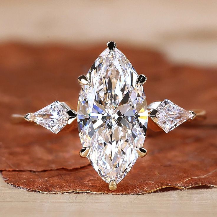 three stone rings by VYOR Diamond Lab