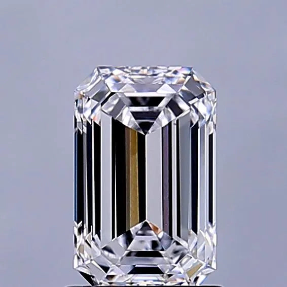 1.27ct Emerald Lab Grown Diamond (Colour D, Clarity VVS2, IGI Certified)
