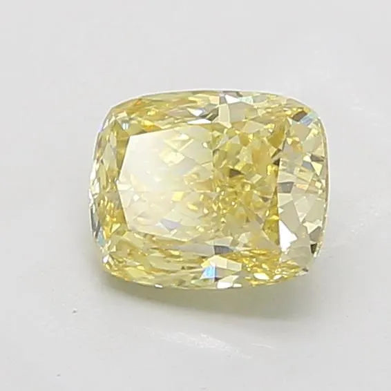 2.10ct Cushion modified Lab Grown Diamond (Colour Fancy Intense Yellow, Clarity VS1, IGI Certified)