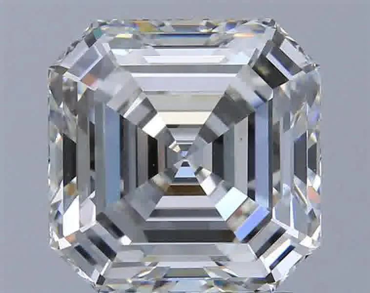 2.85ct Square emerald Lab Grown Diamond (Colour F, Clarity VS1, IGI Certified)