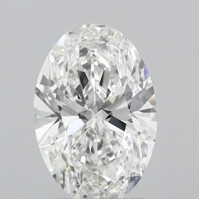 3.00ct Oval Lab Grown Diamond (Colour F, Clarity VVS2, IGI Certified)