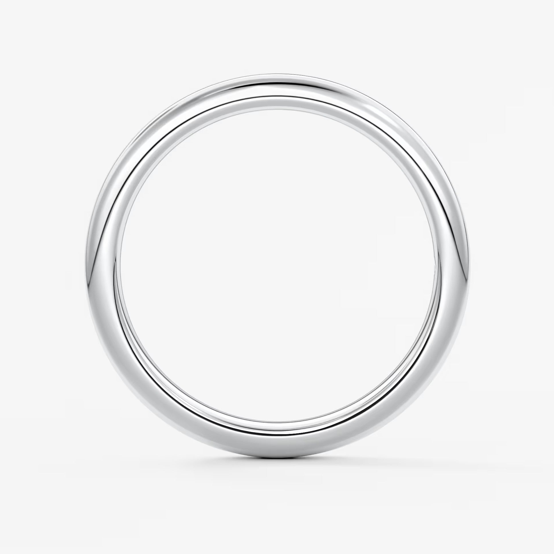 Alden round comfort-fit wedding band