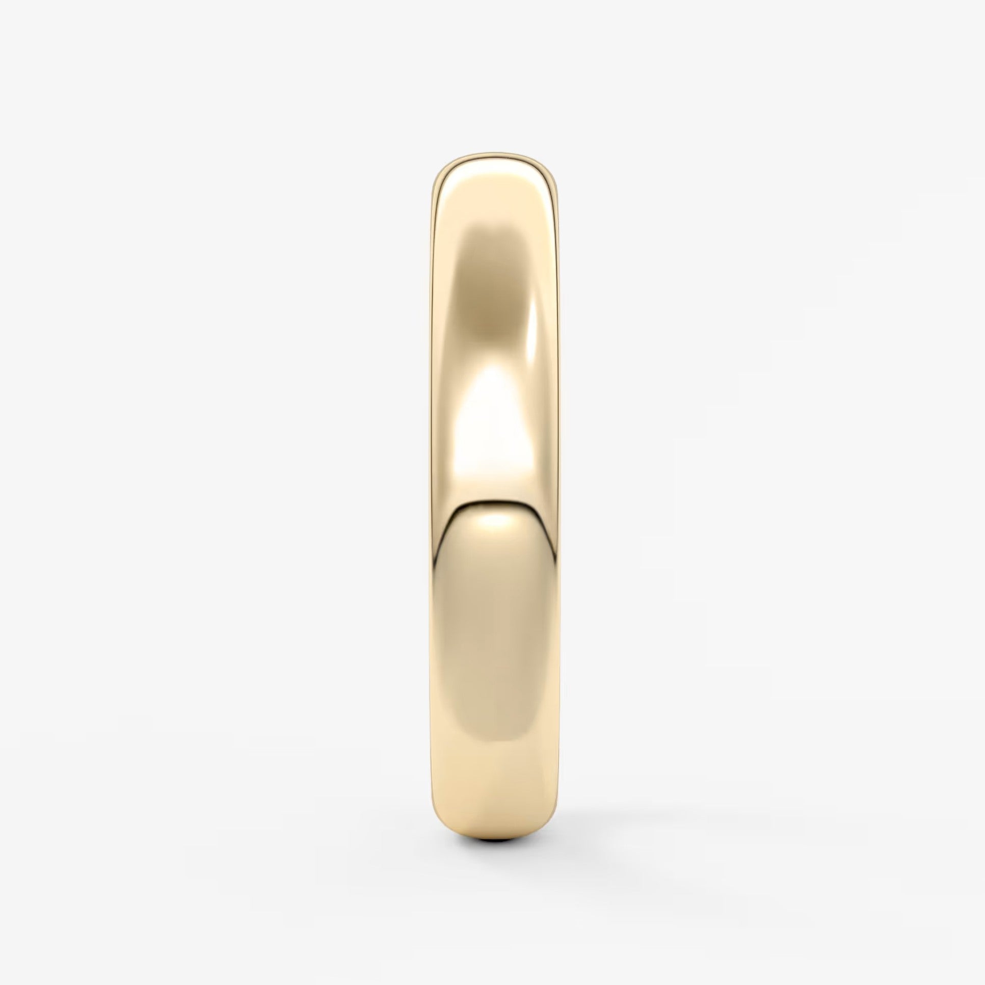 Alden round comfort-fit wedding band