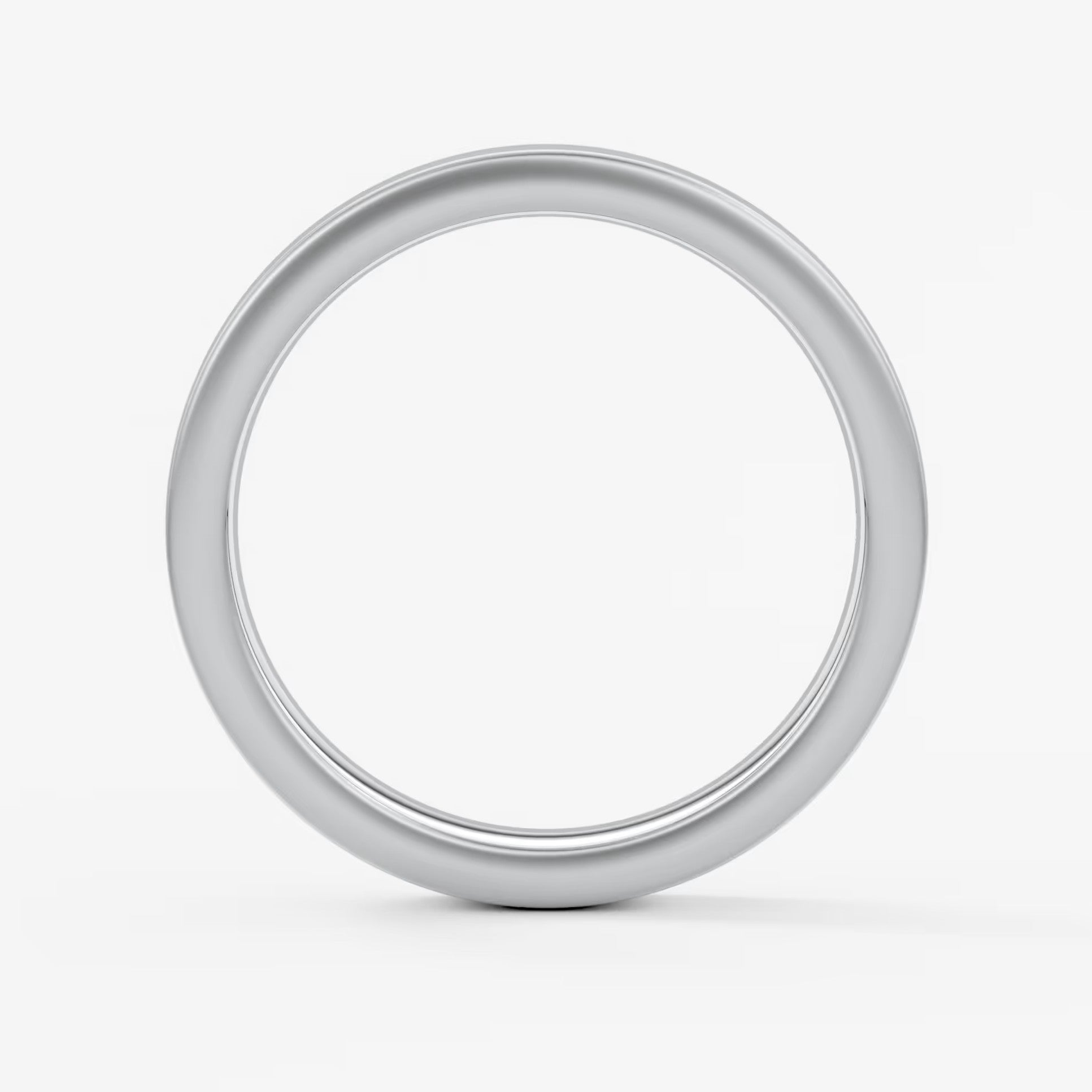 Atlas square matte comfort-fit wedding band