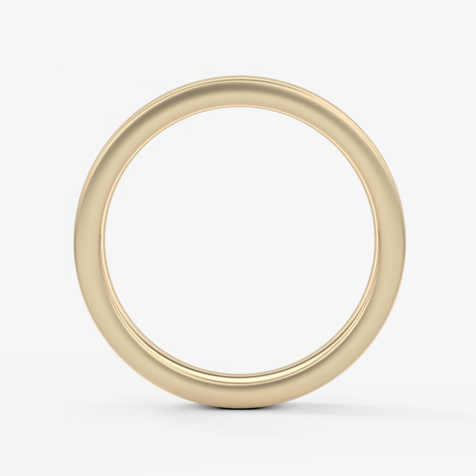 Atlas square matte comfort-fit wedding band
