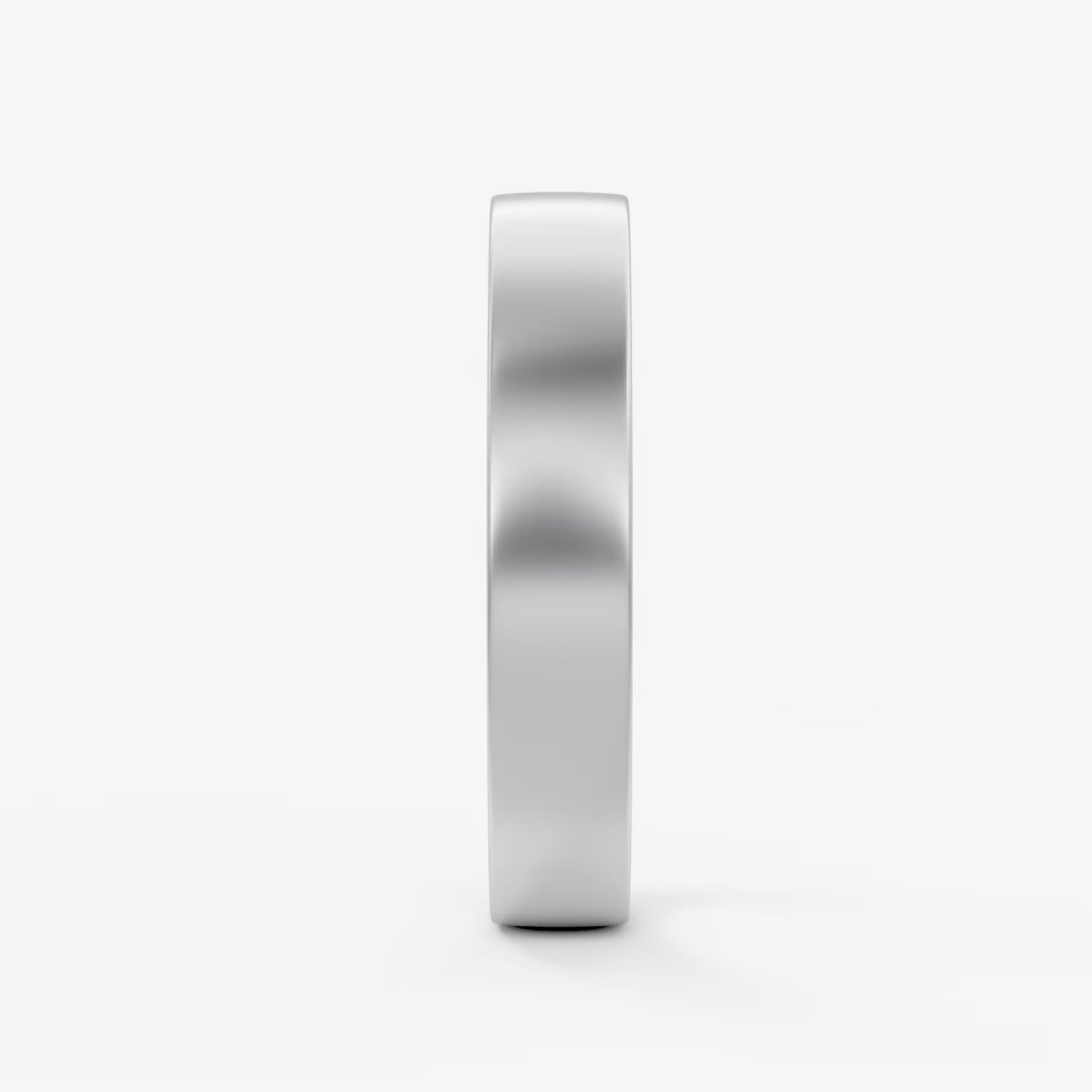 Atlas square matte comfort-fit wedding band