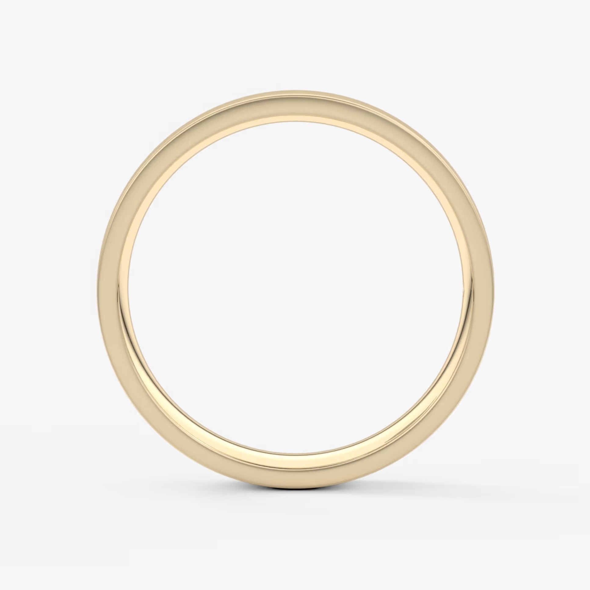 Atlas square matte comfort-fit wedding band