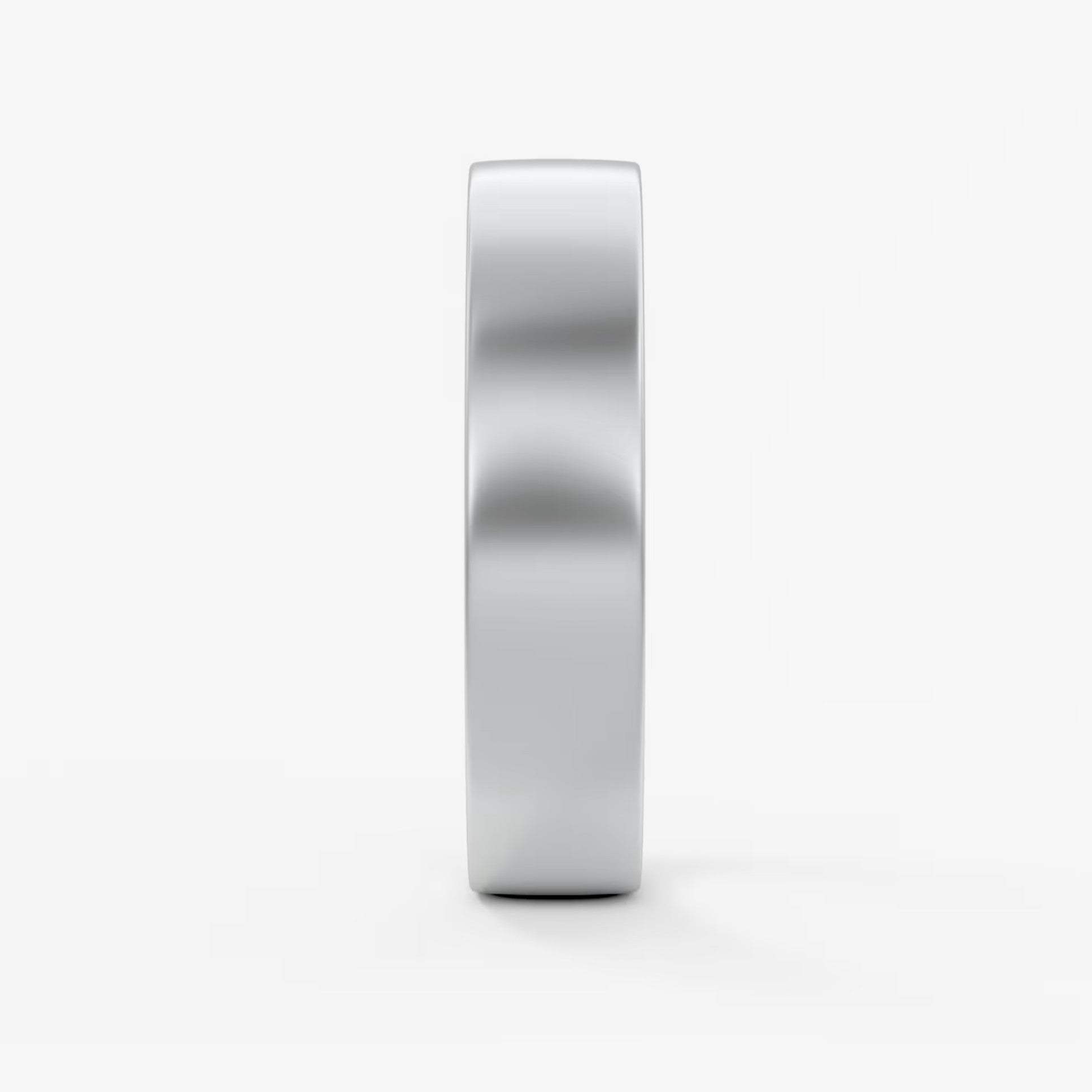 Atlas square matte comfort-fit wedding band