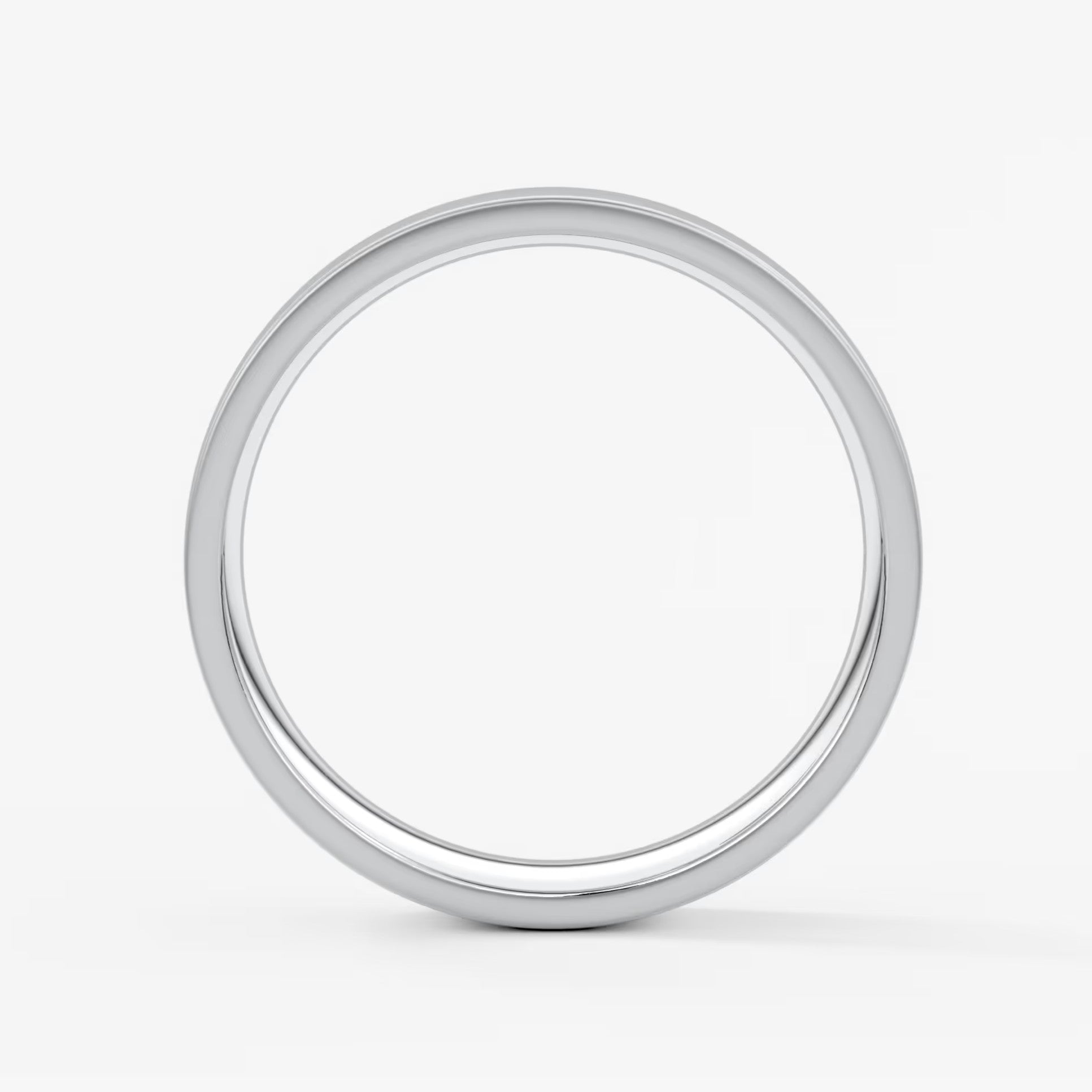 Atlas square matte comfort-fit wedding band