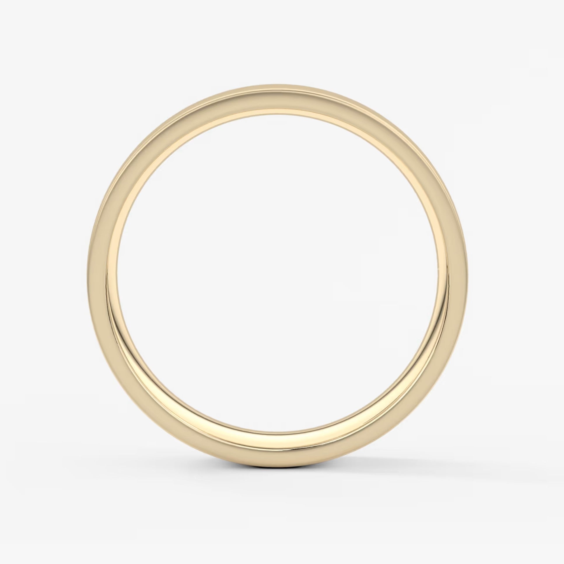 Atlas square matte comfort-fit wedding band