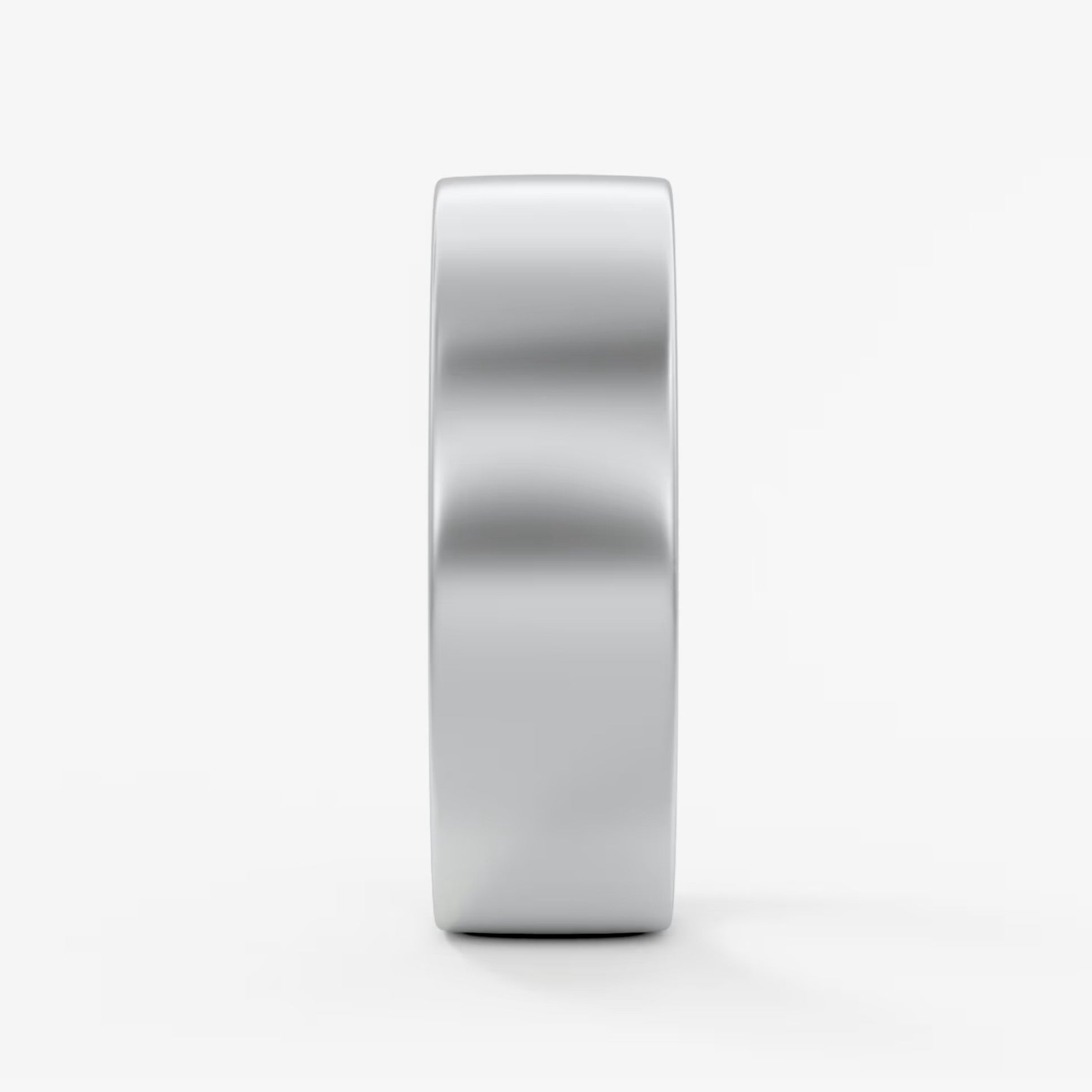 Atlas square matte comfort-fit wedding band