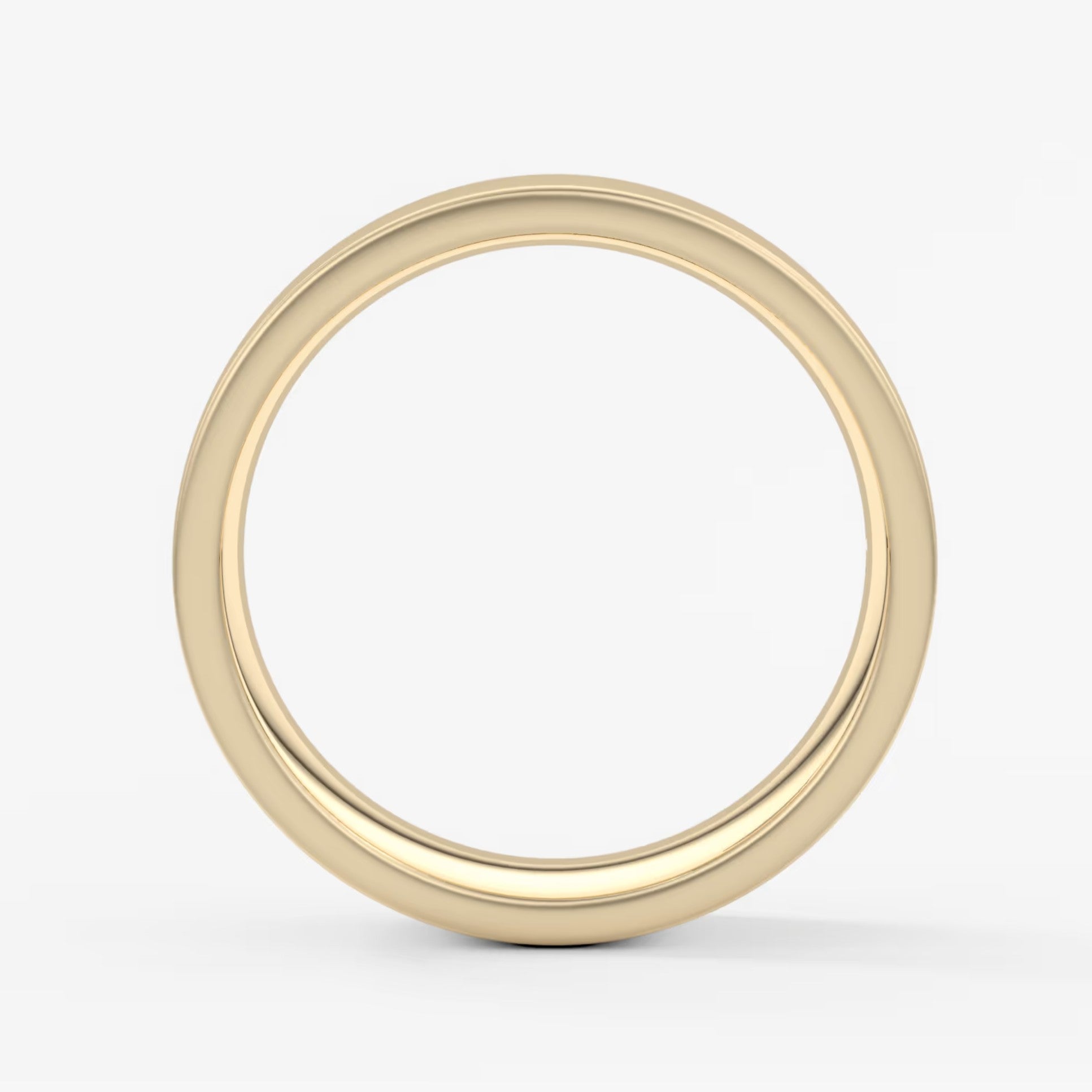 Atlas square matte comfort-fit wedding band