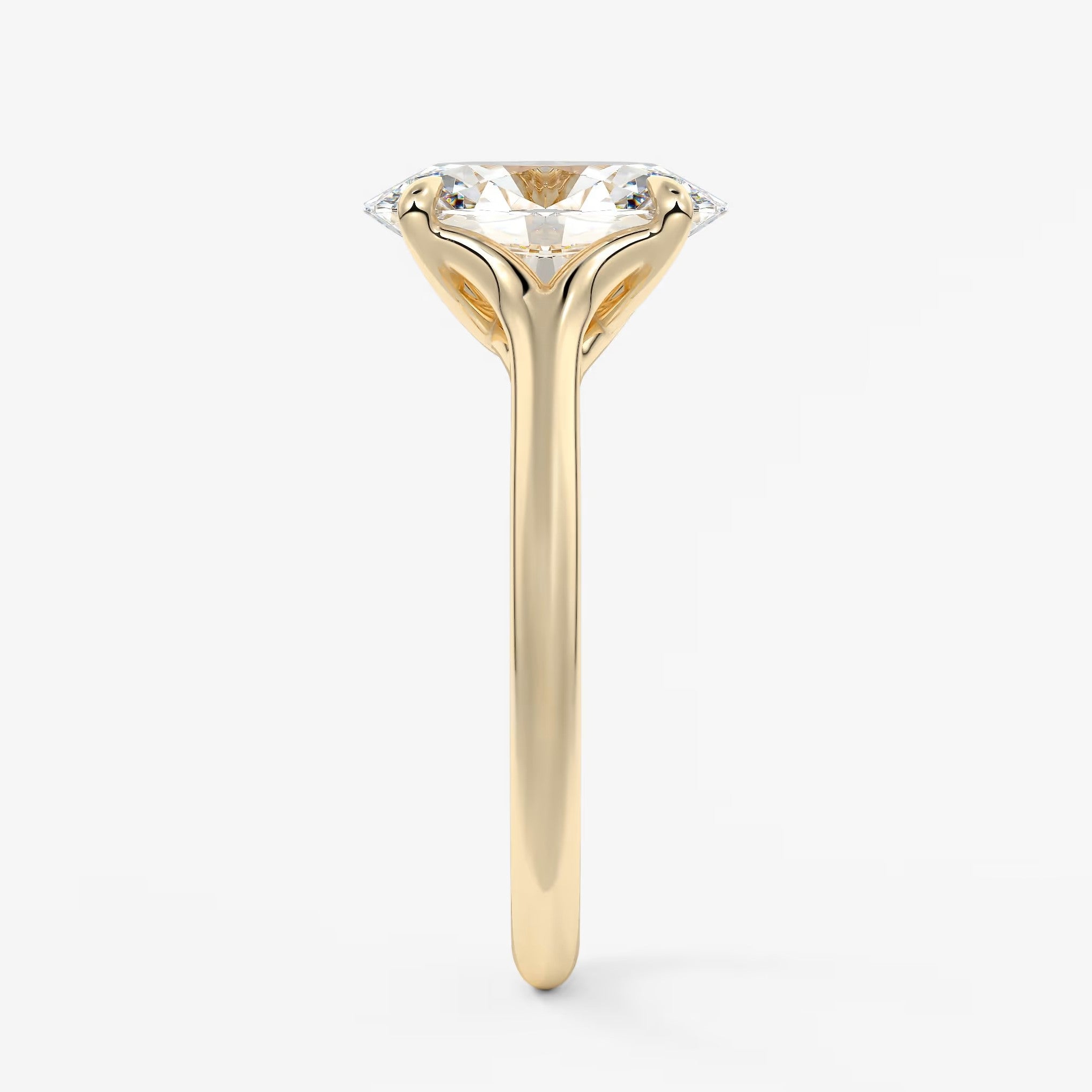 Cassia – oval solitaire engagement ring