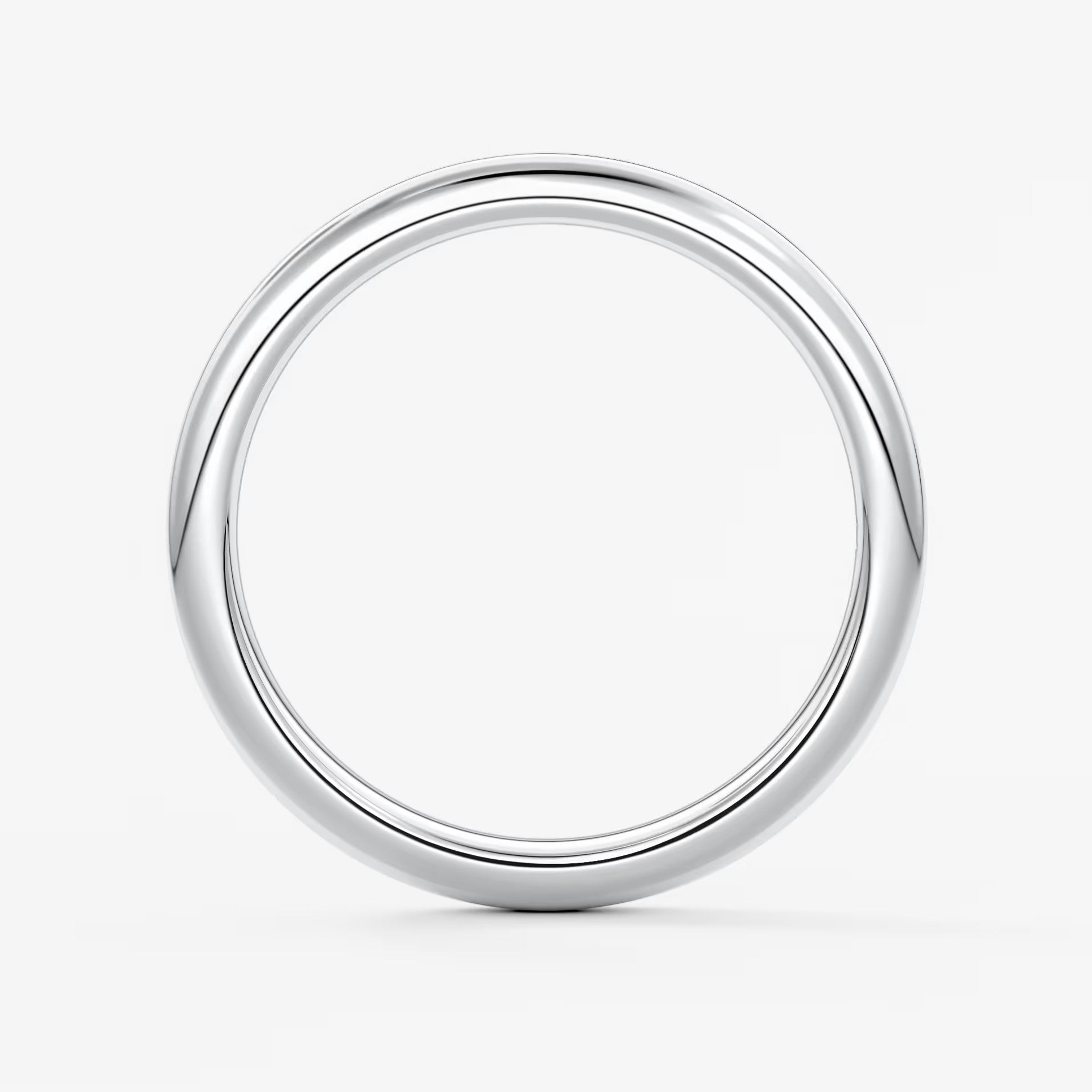 Classic round comfort-fit wedding band