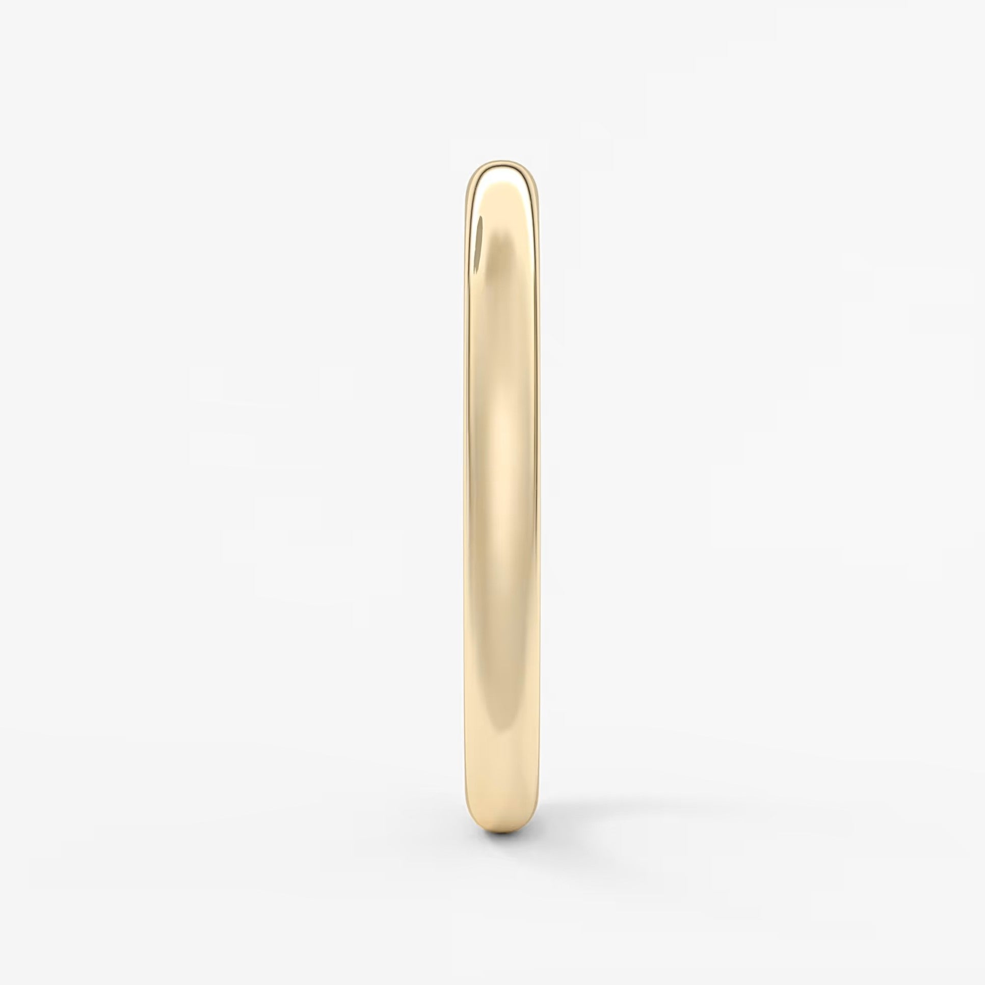 Classic round comfort-fit wedding band