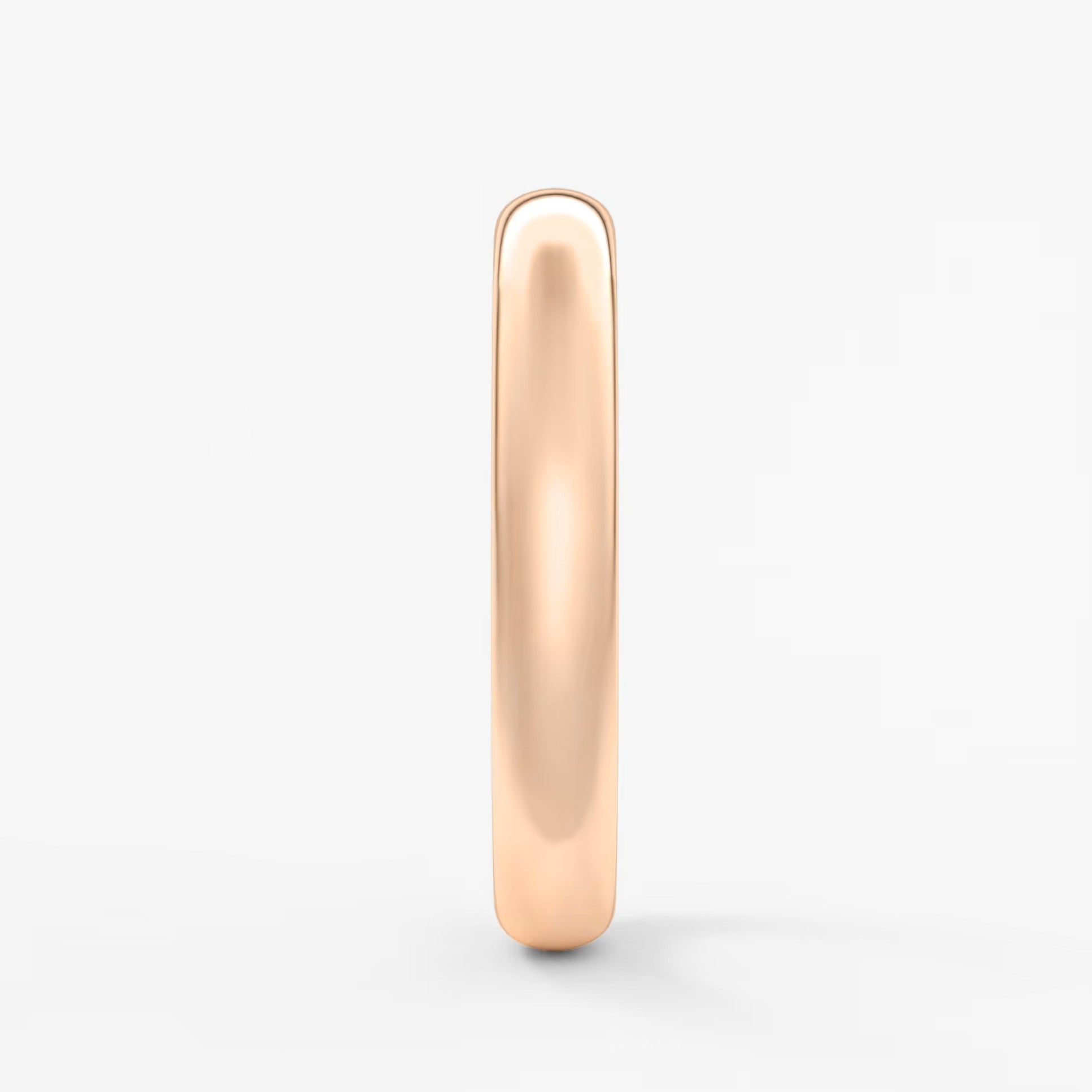 Classic round comfort-fit wedding band