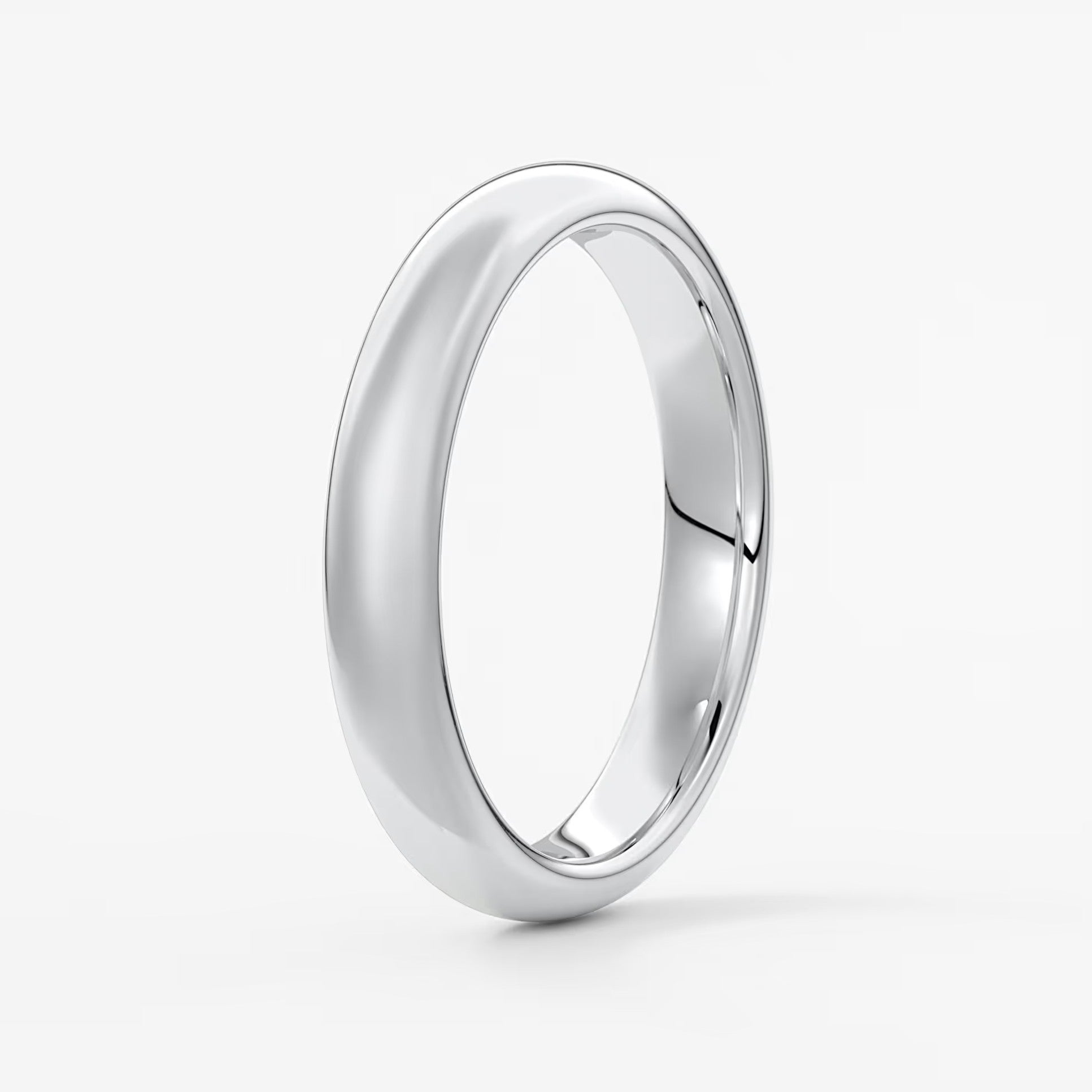 Classic round comfort-fit wedding band