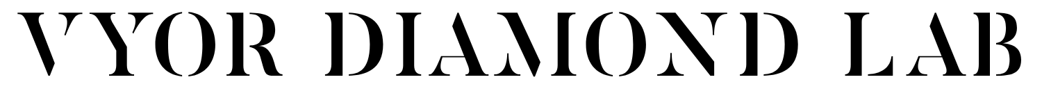 Text 'VYOR DIAMOND LAB' in black on a white background
