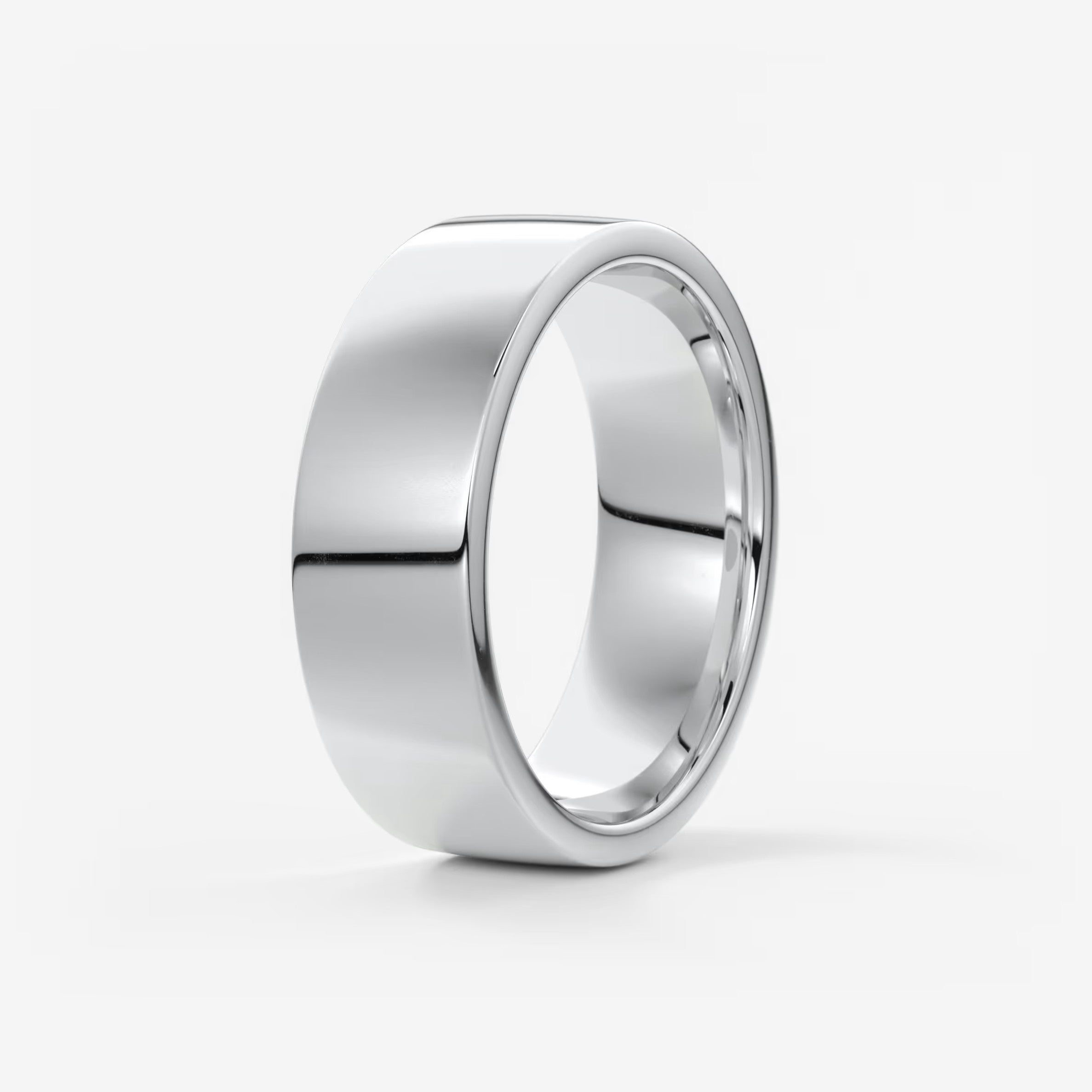 Vale square comfort-fit wedding band
