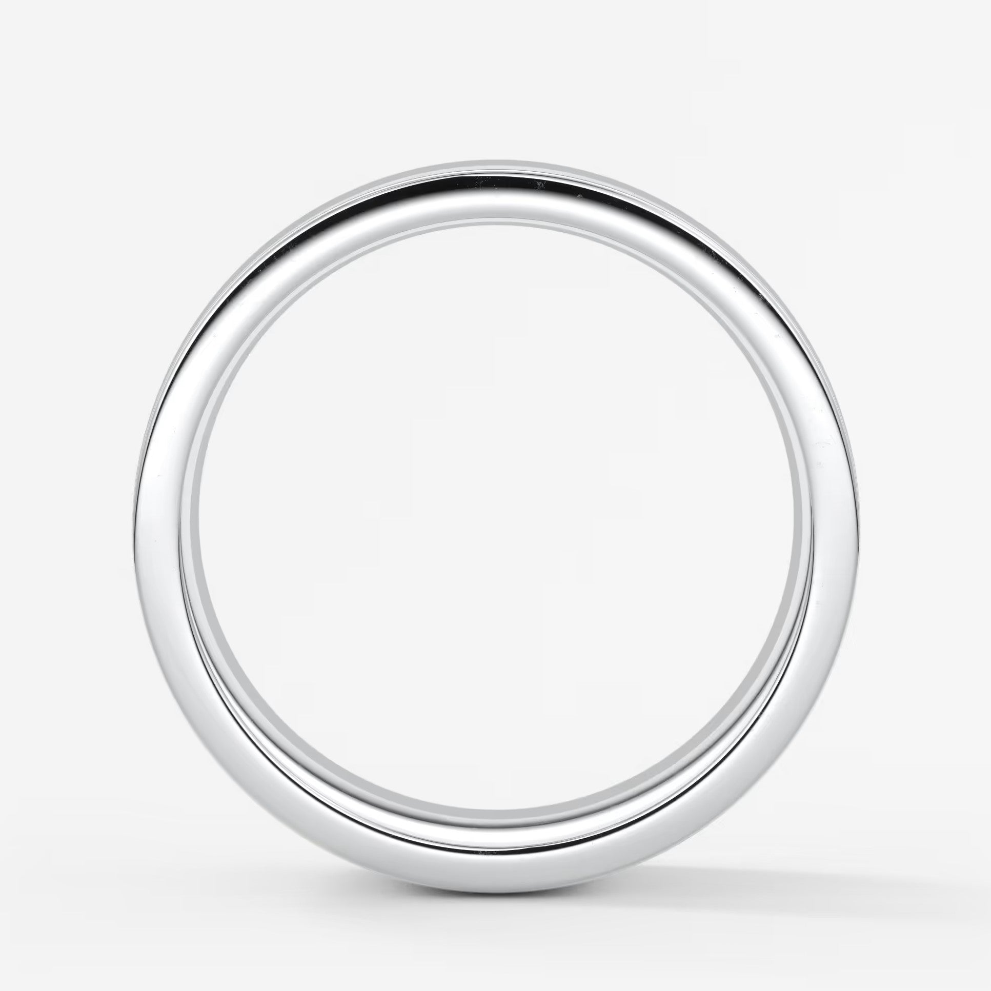 Vale square comfort-fit wedding band