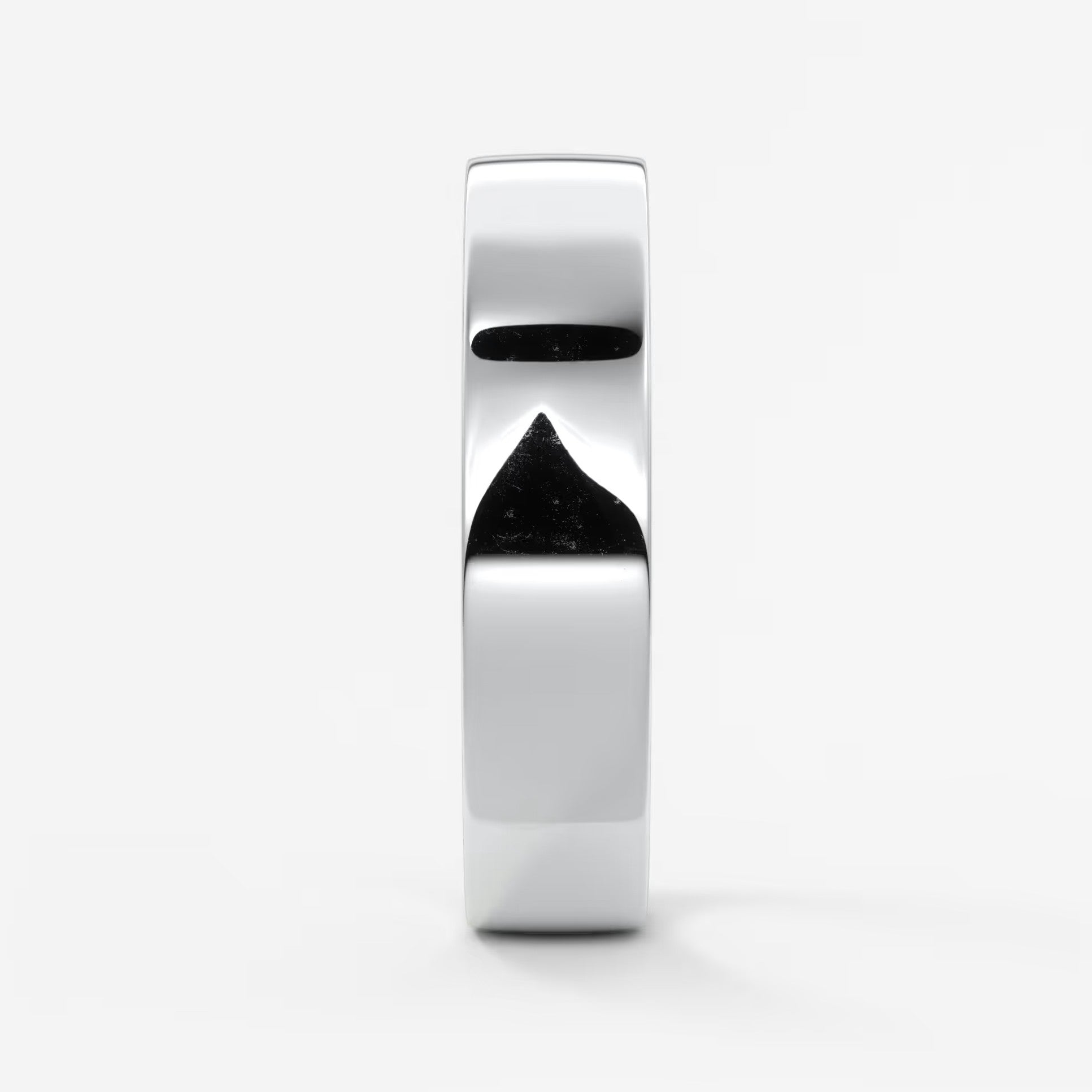 Vale square comfort-fit wedding band