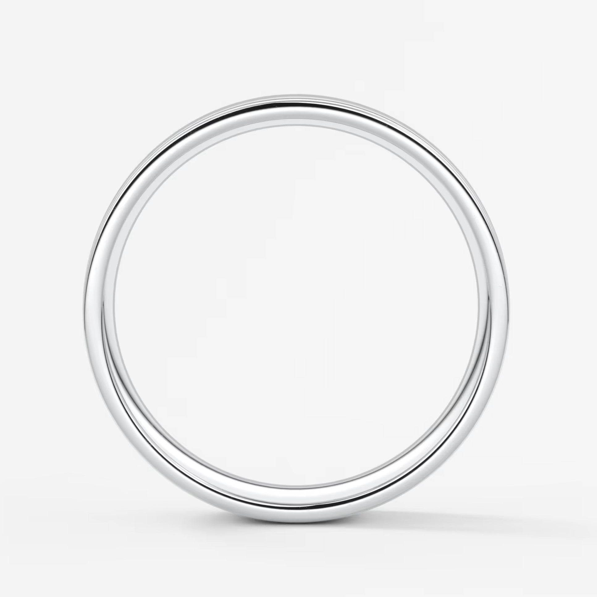 Vale square comfort-fit wedding band