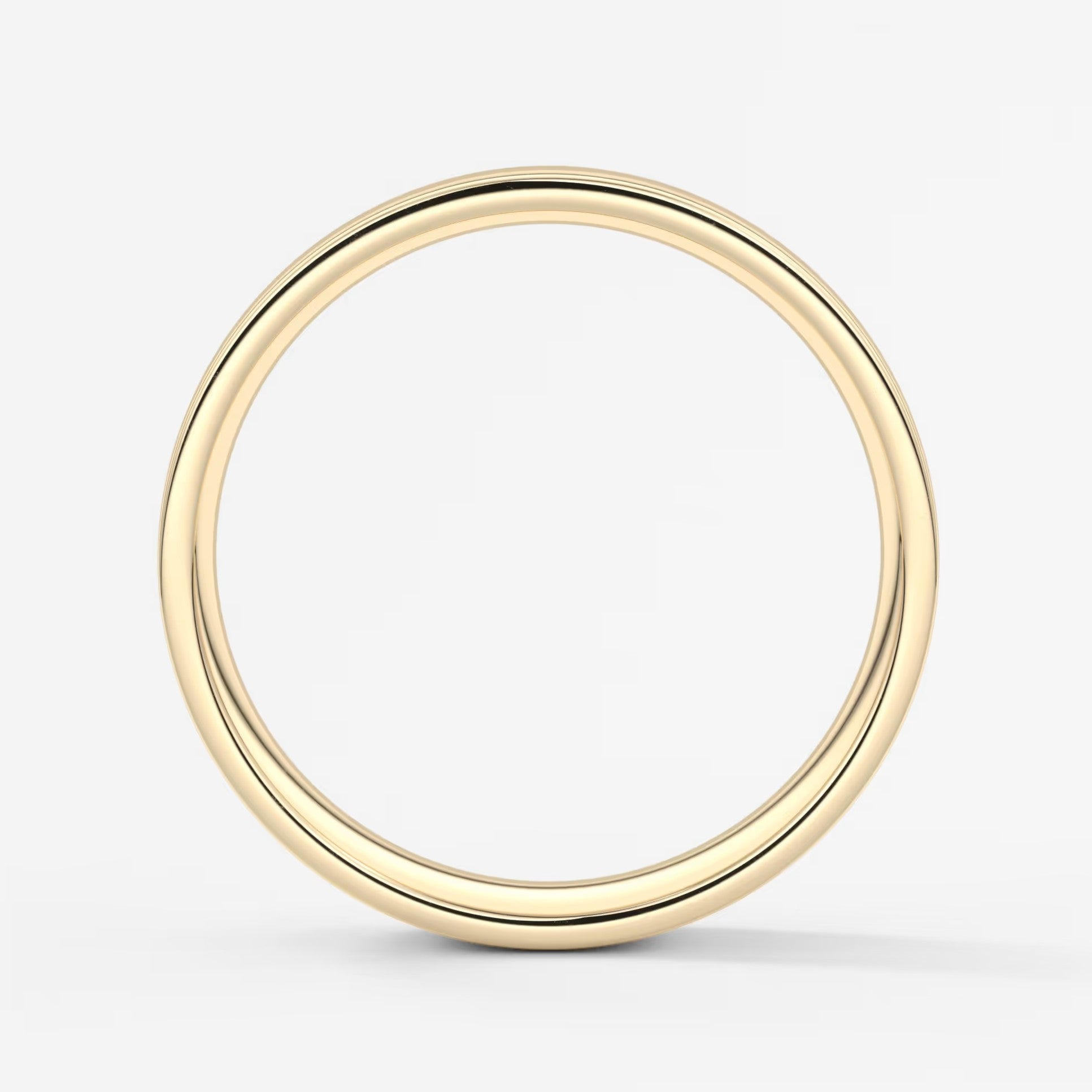 Vale square comfort-fit wedding band