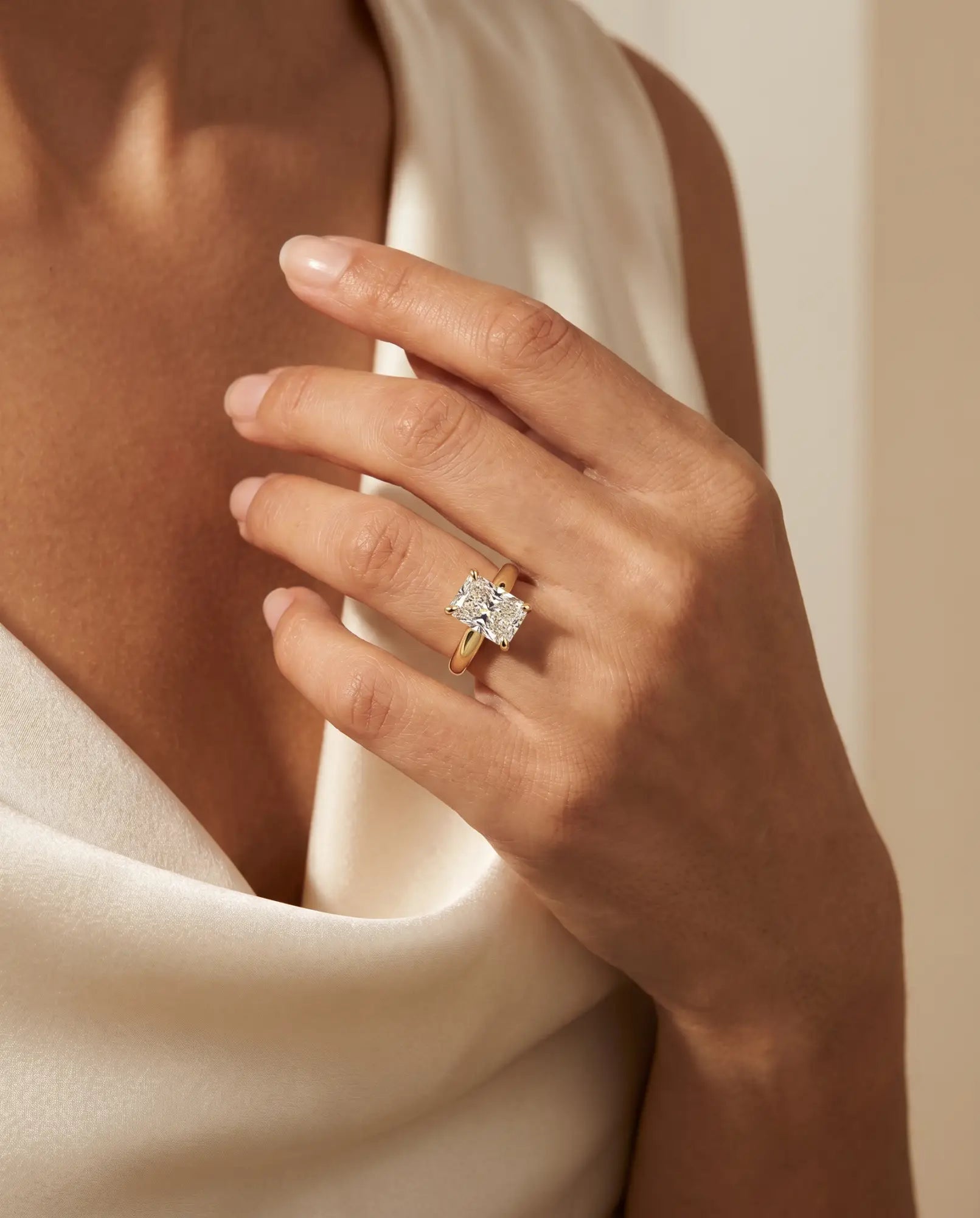 Marquise Three Stone Engagement Ring