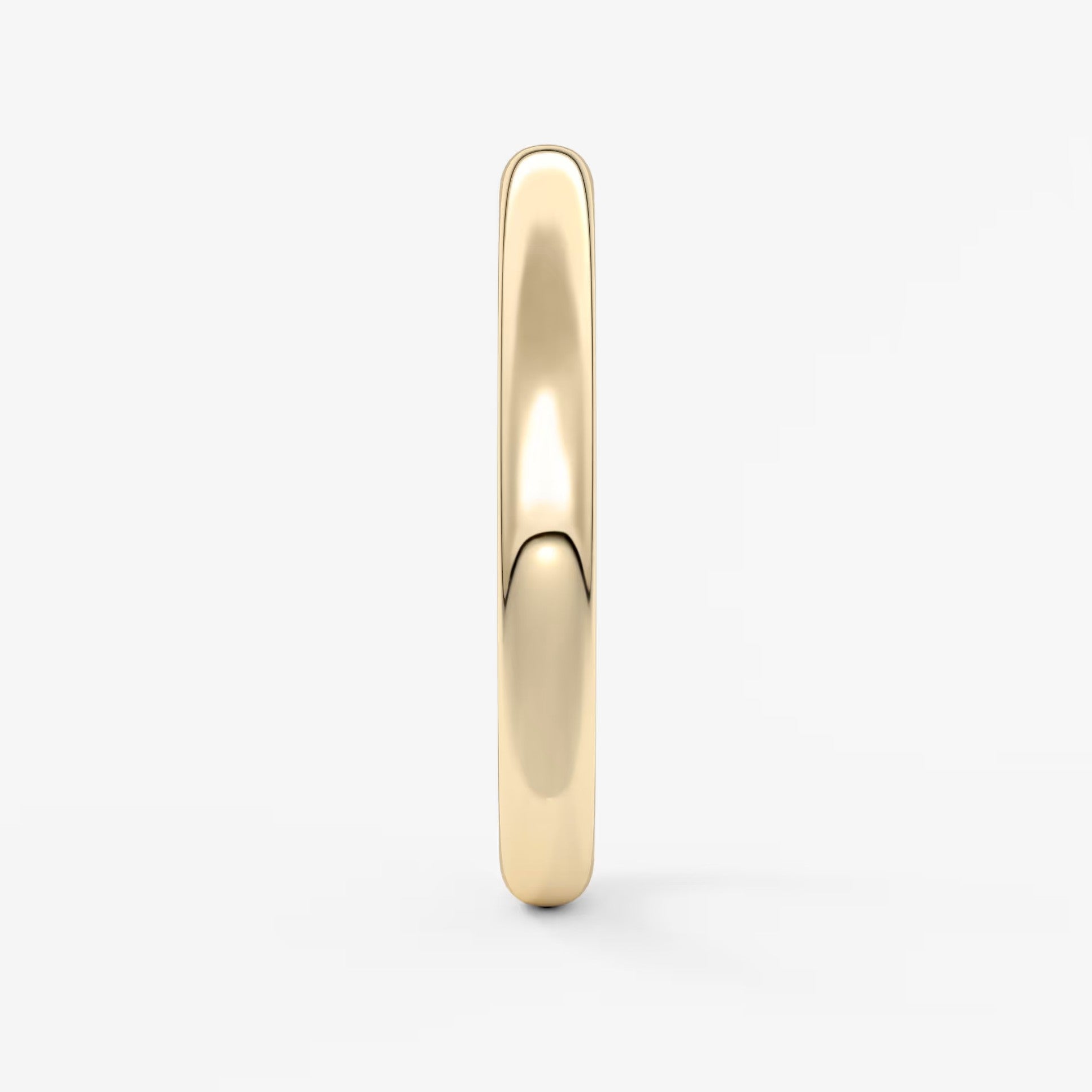 Alden round comfort-fit wedding band