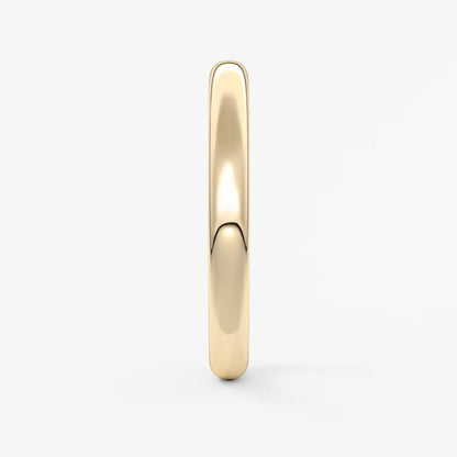 Alden round comfort-fit wedding band