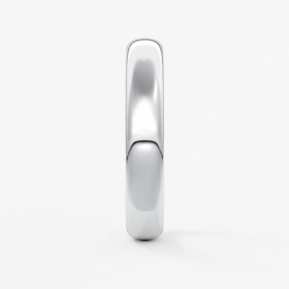 Alden round comfort-fit wedding band