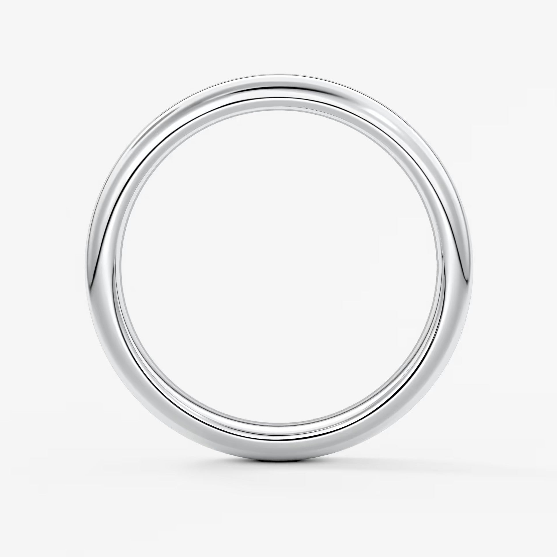 Alden round comfort-fit wedding band