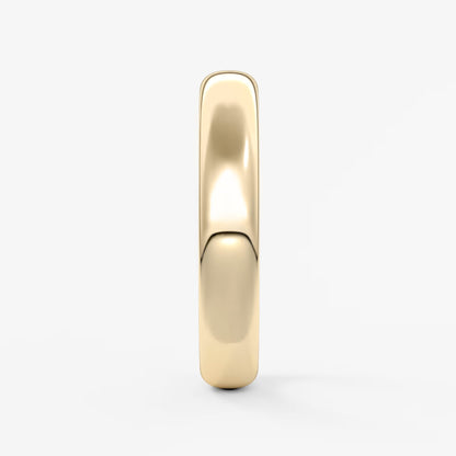 Alden round comfort-fit wedding band