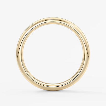 Alden round comfort-fit wedding band