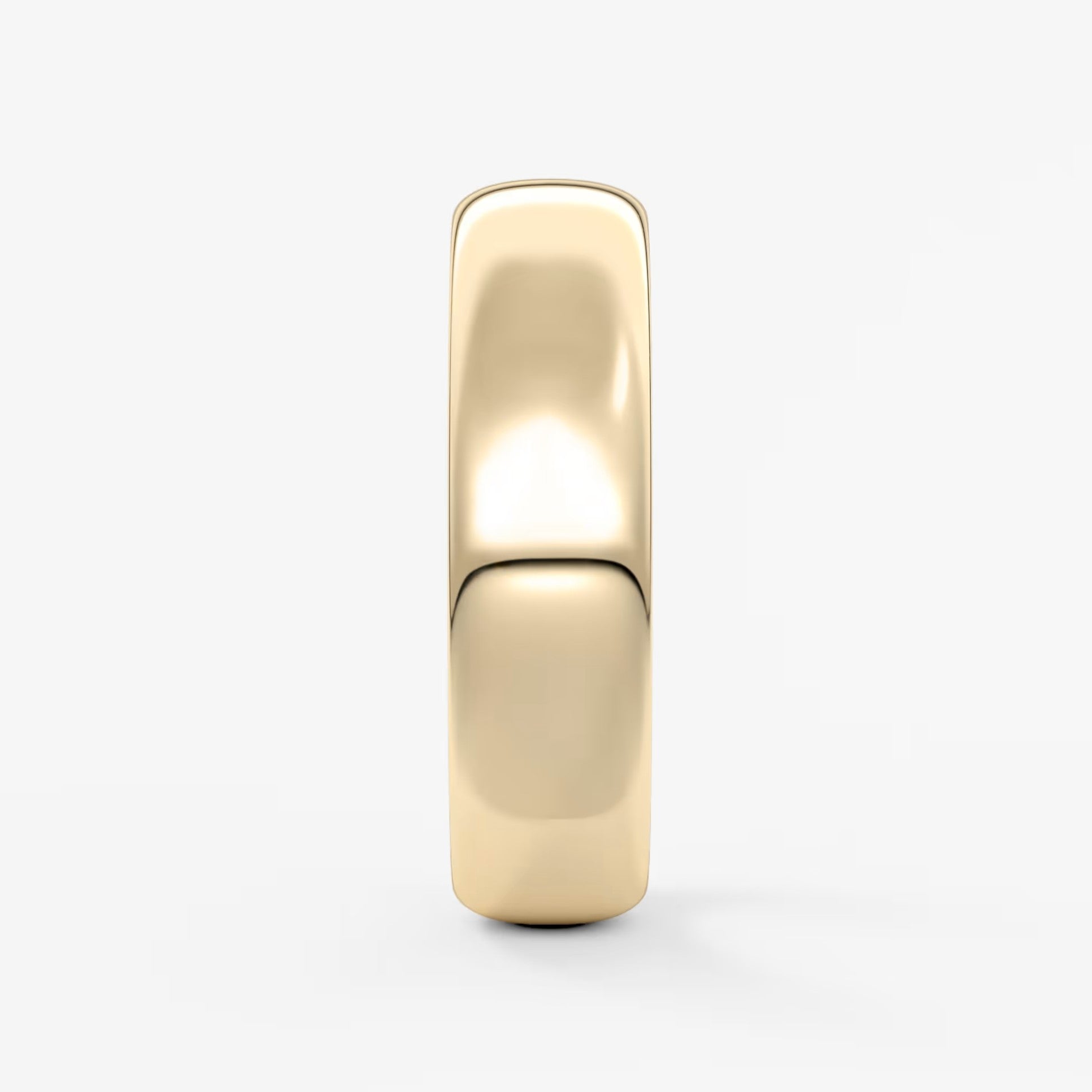 Alden round comfort-fit wedding band