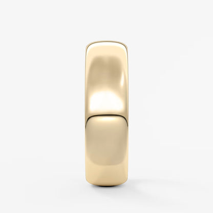Alden round comfort-fit wedding band