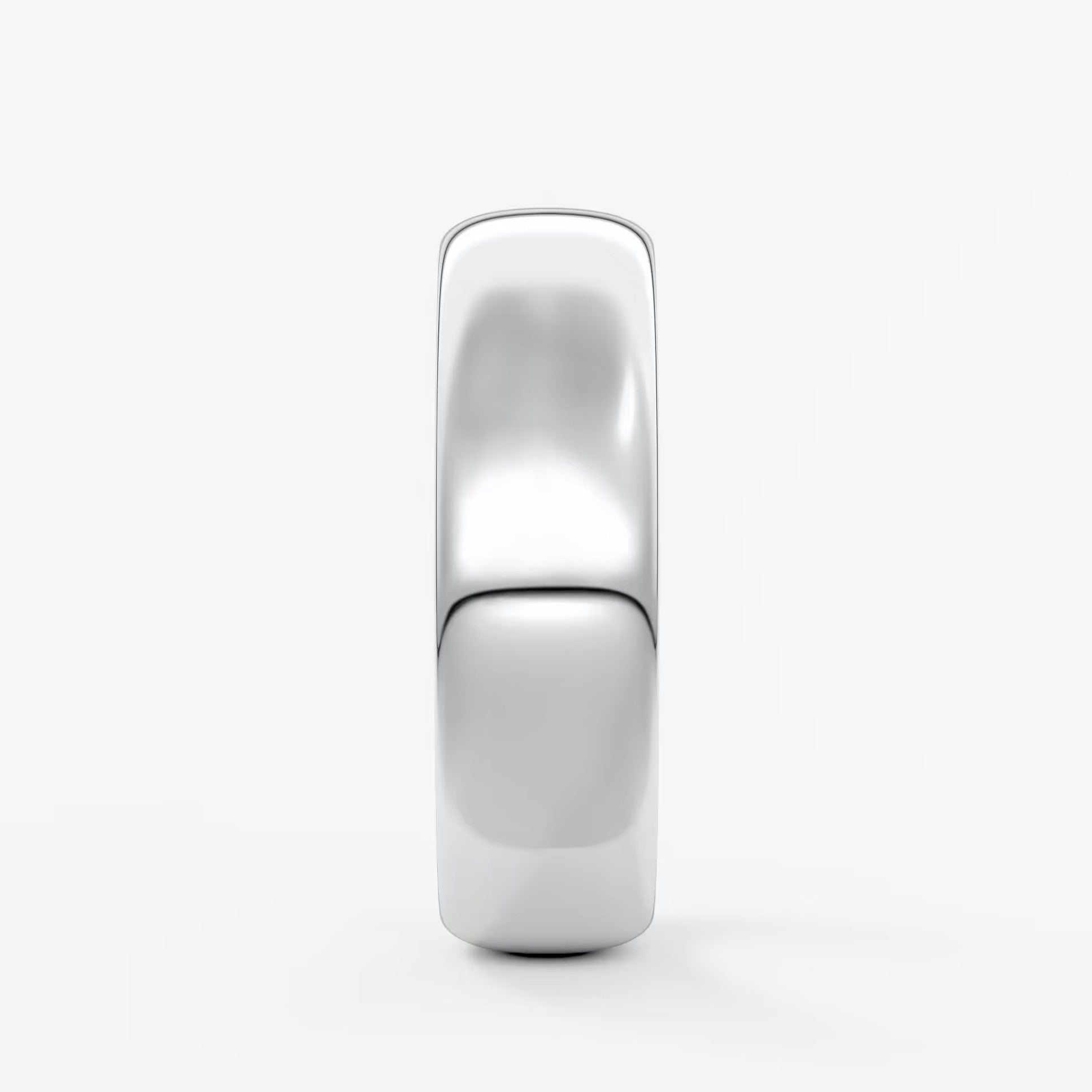 Alden round comfort-fit wedding band