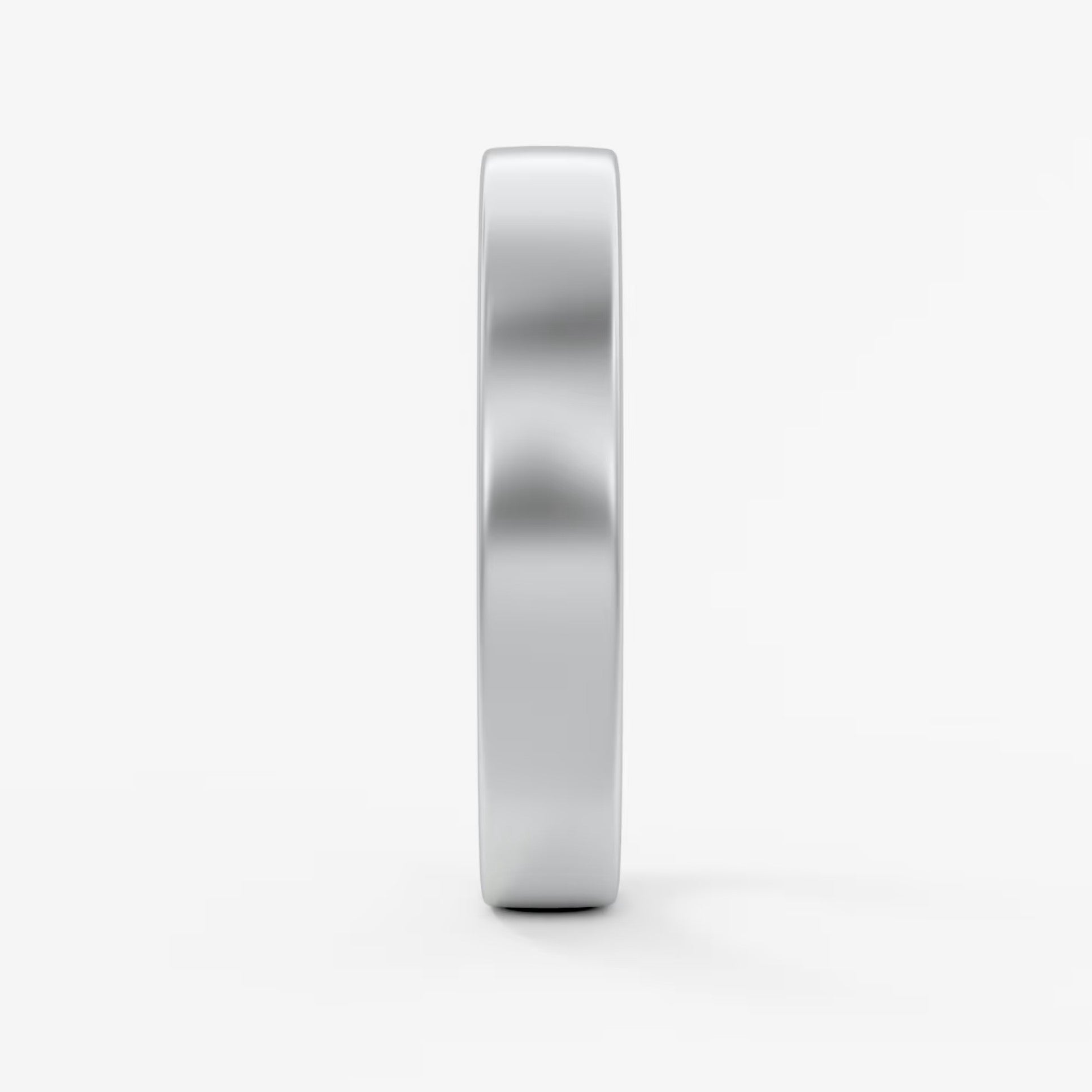 Atlas square matte comfort-fit wedding band