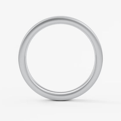 Atlas square matte comfort-fit wedding band