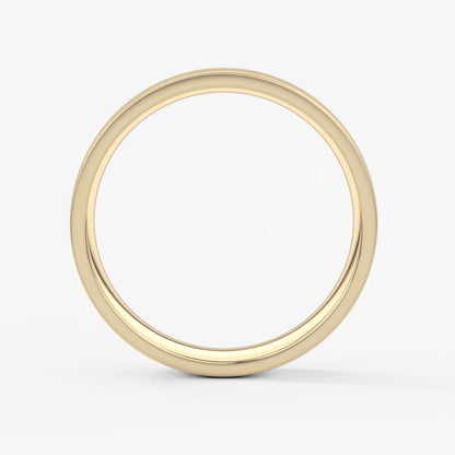 Atlas square matte comfort-fit wedding band