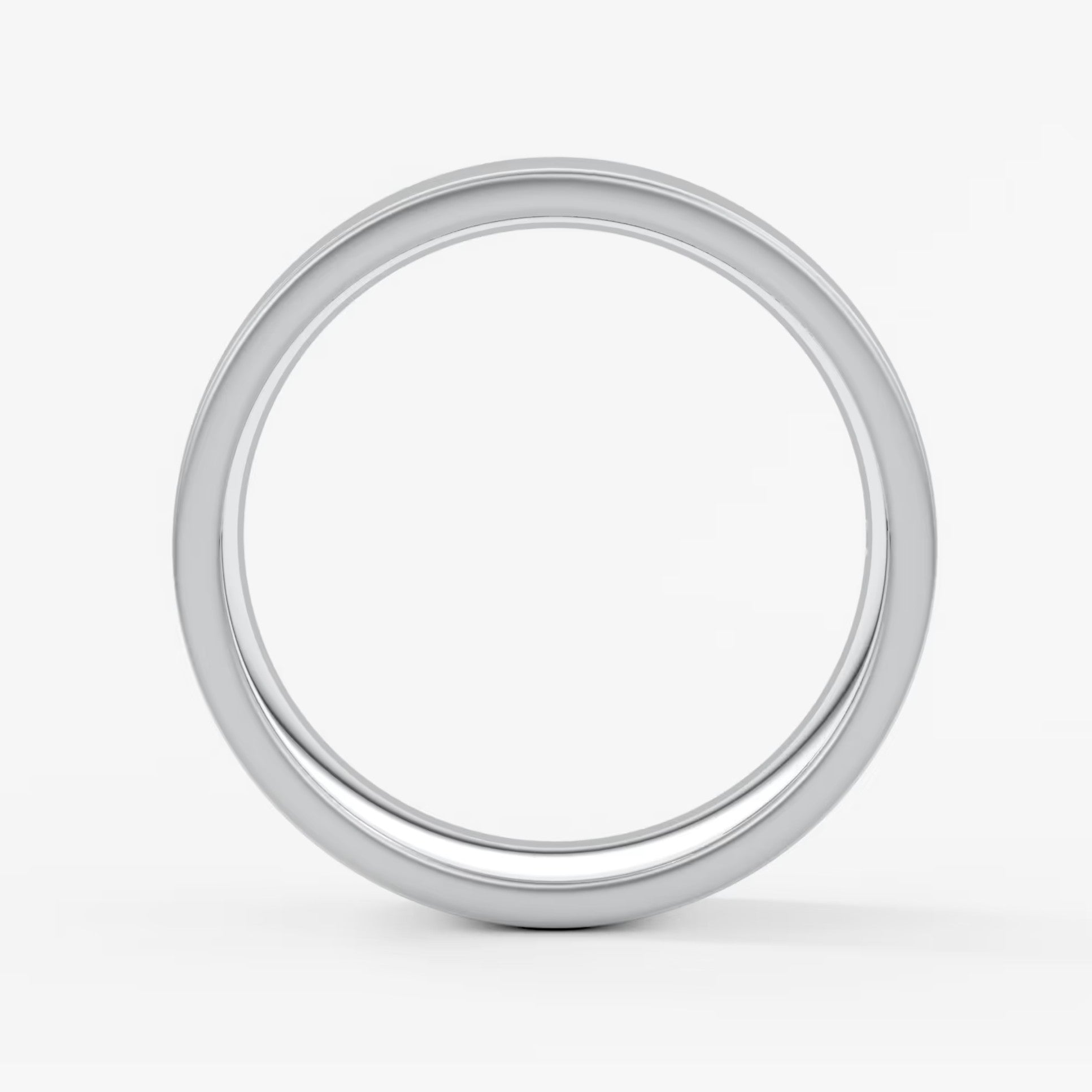 Atlas square matte comfort-fit wedding band