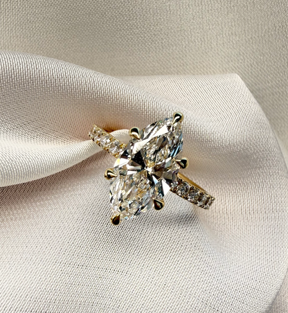 Aura Glide Marquise Engagement Ring