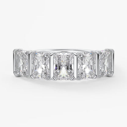 Avenor radiant five-stone engagement ring