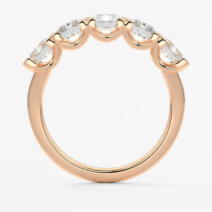 Avenor radiant five-stone engagement ring