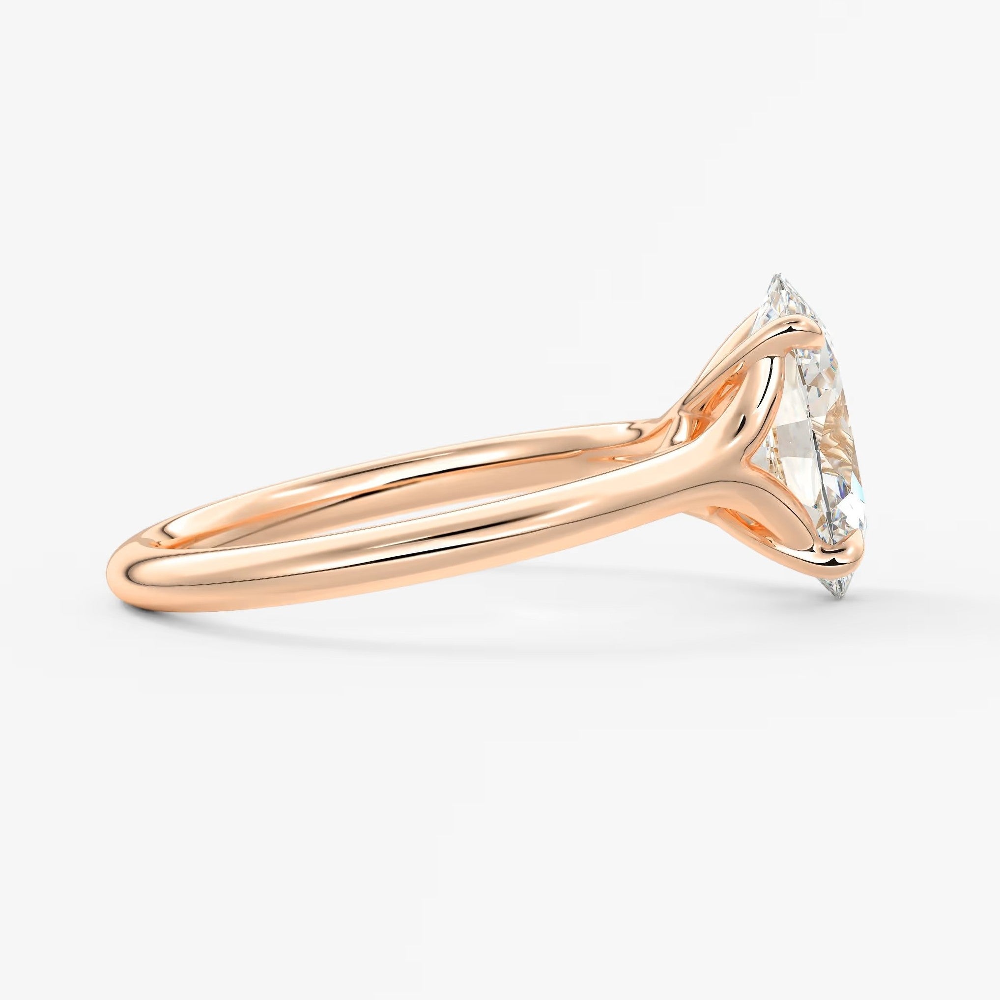 Cassia – oval solitaire engagement ring