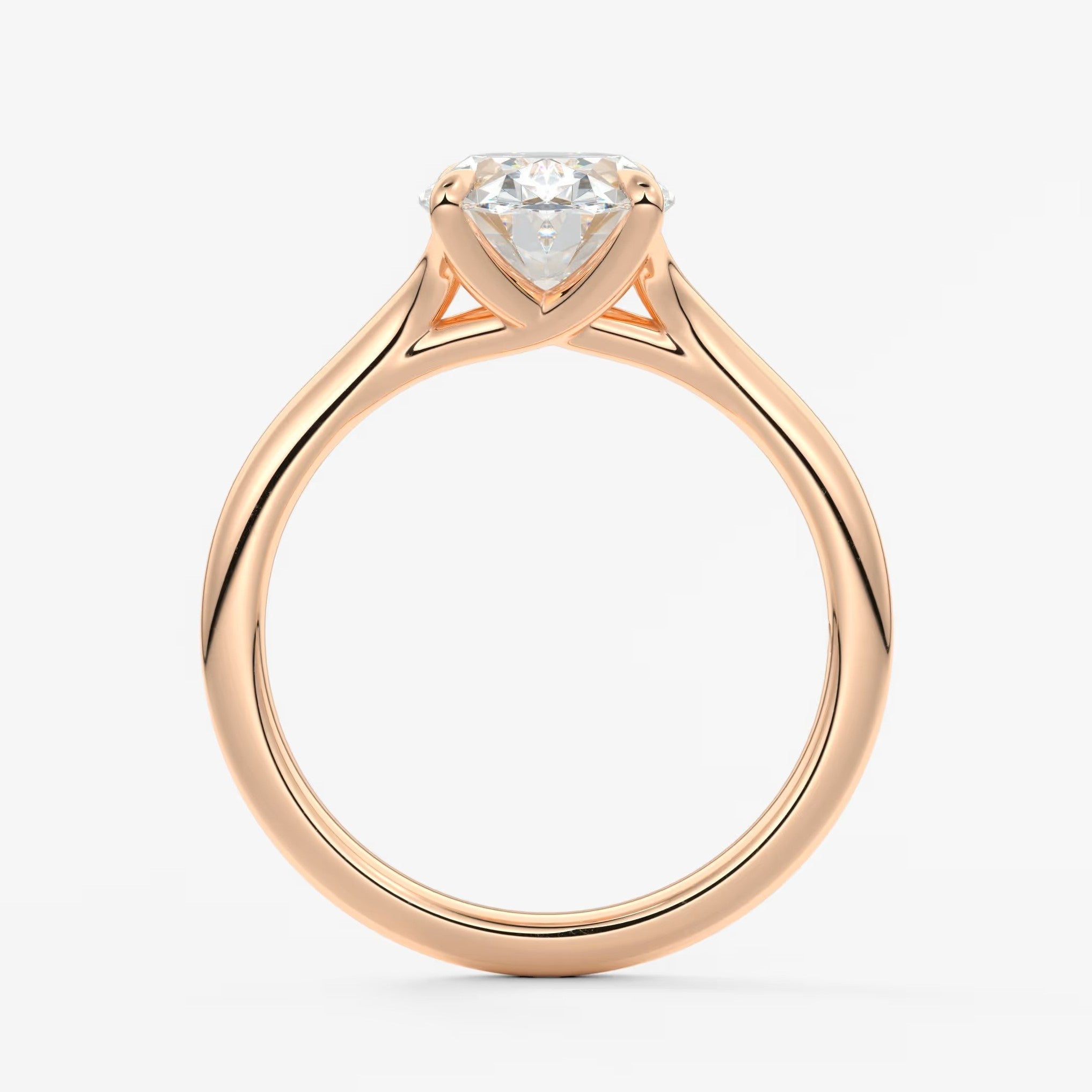 Cassia – oval solitaire engagement ring