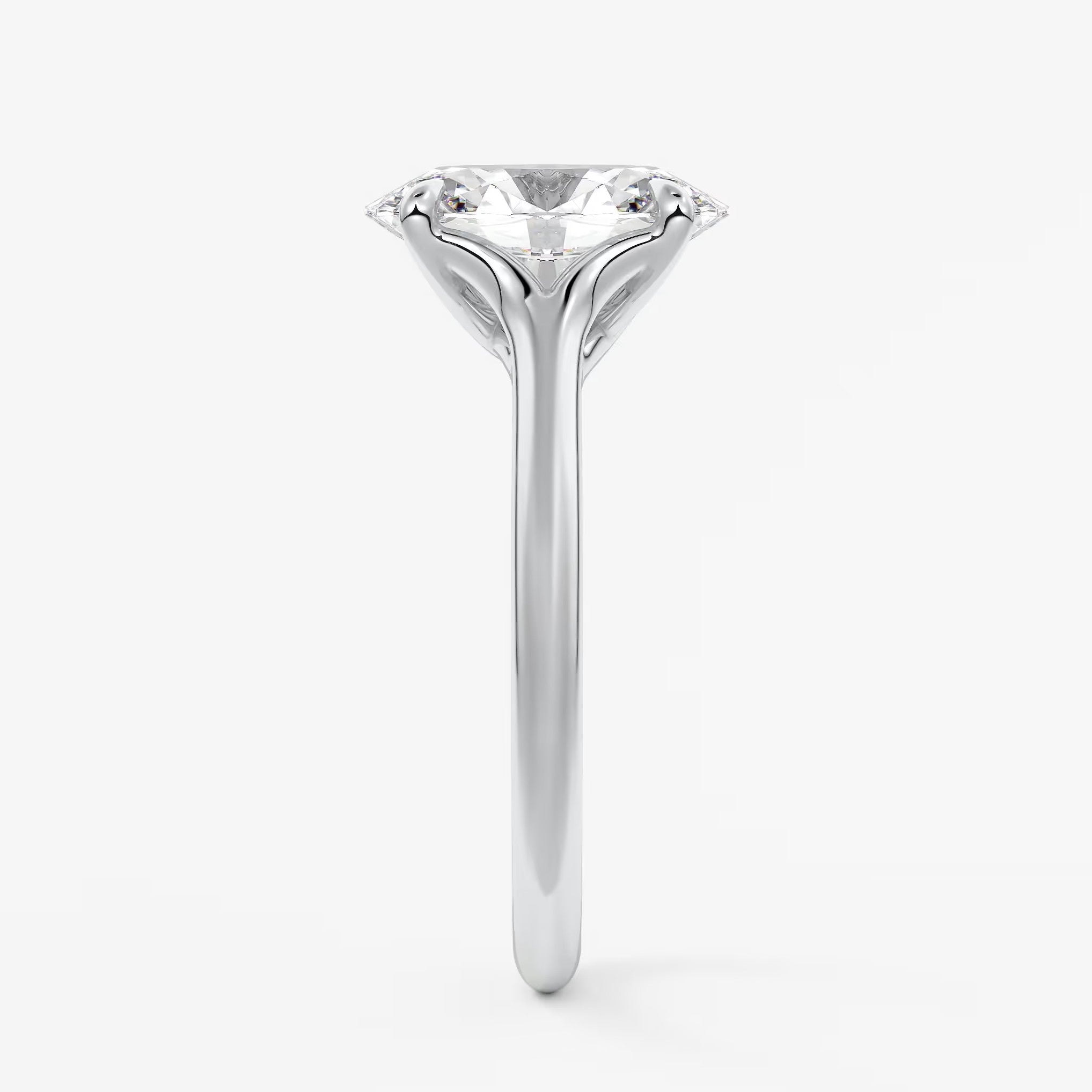 Cassia – oval solitaire engagement ring