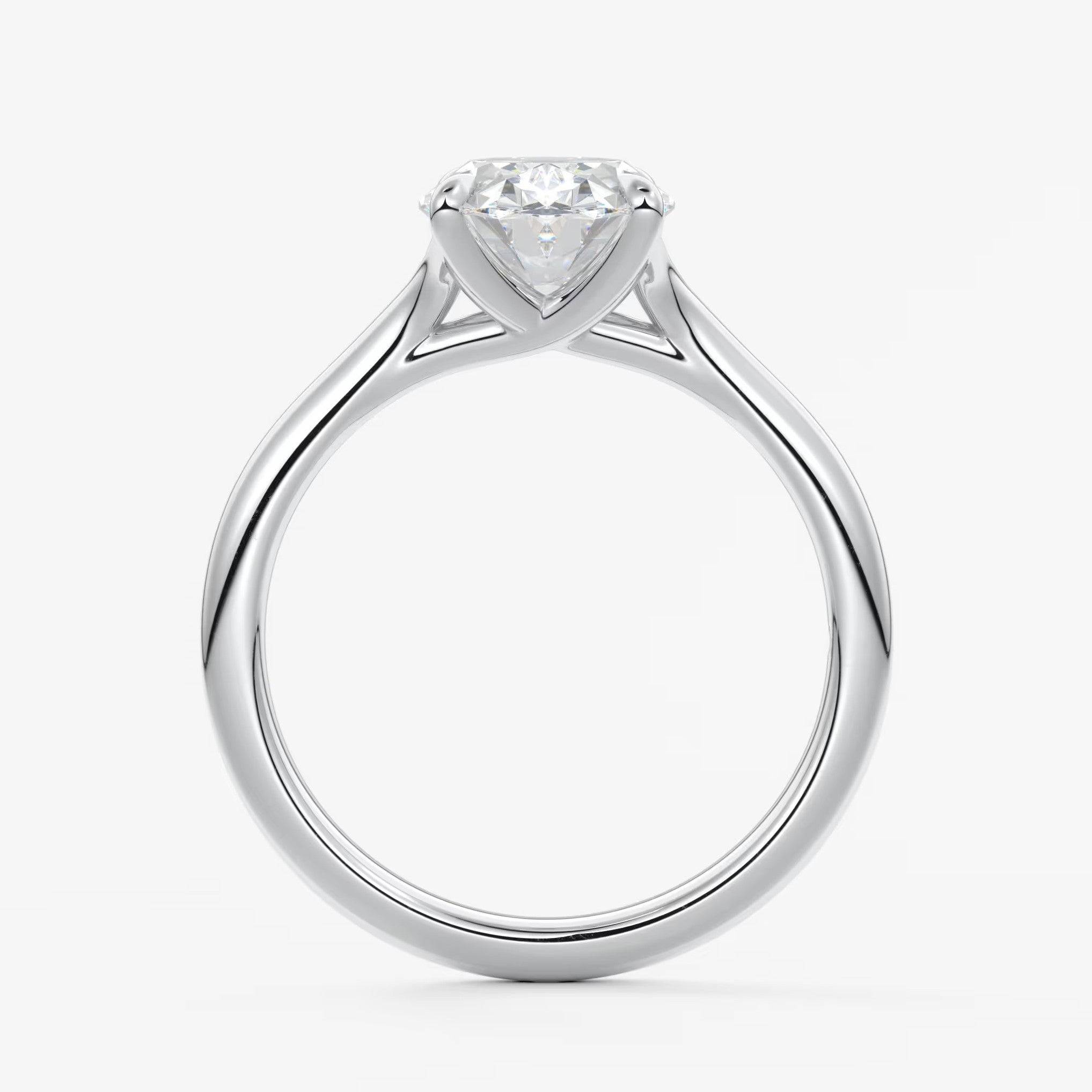 Cassia – oval solitaire engagement ring