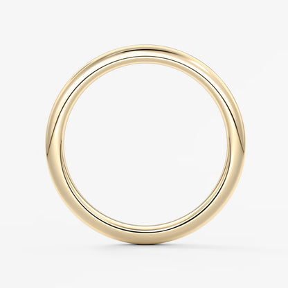 Classic round comfort-fit wedding band