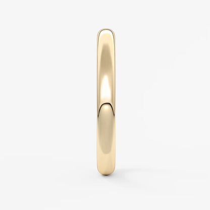 Classic round comfort-fit wedding band